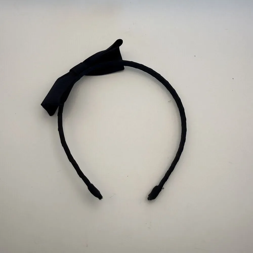 Girls Bow Headbands Lot of 7 White Pink Navy Orange Multicolor Gift
